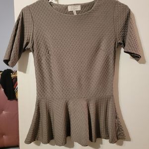 Zara Peplum Top